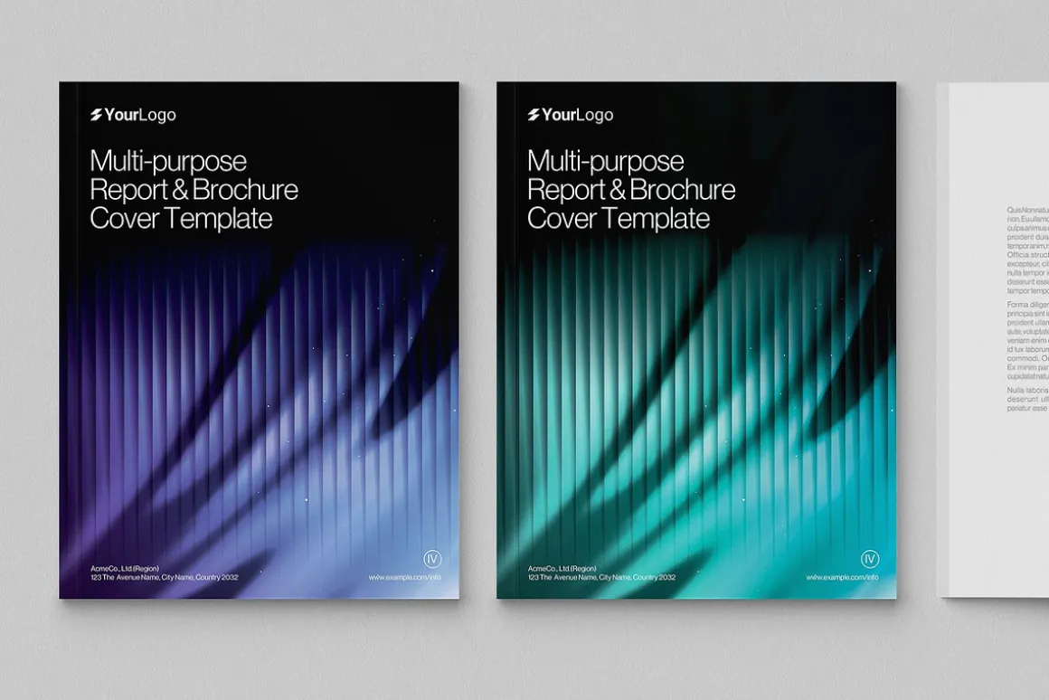 Report Cover Template