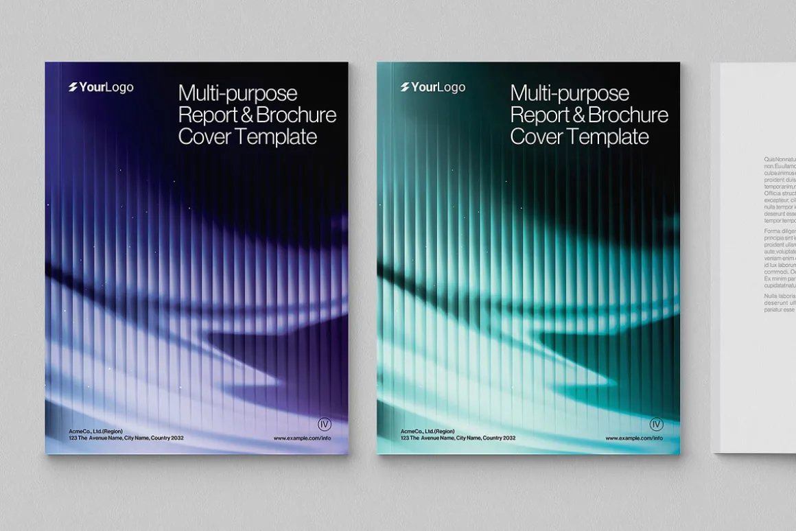 Report Cover Template