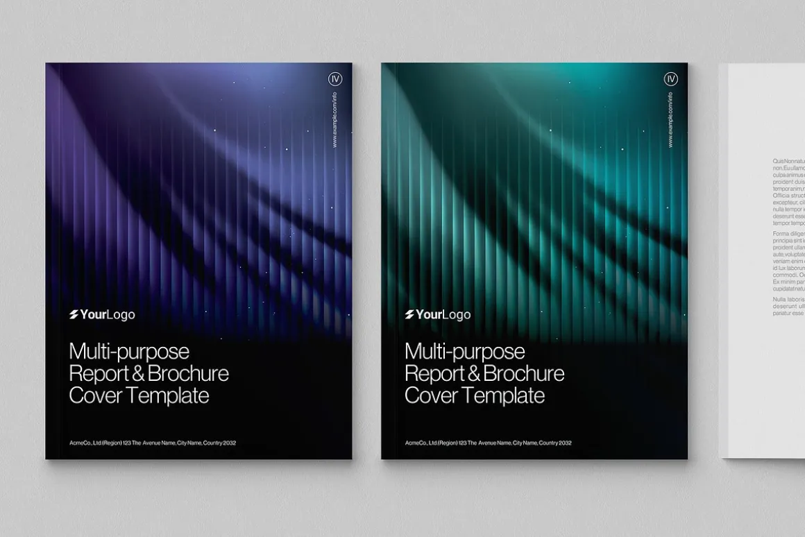 Report Cover Template