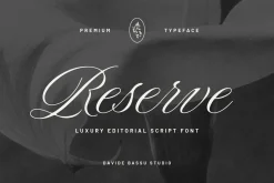 Reserve - Luxury Script Font