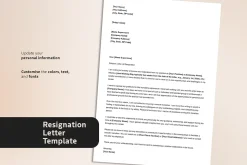 Resignation Letter Template