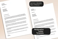 Resignation Letter Template