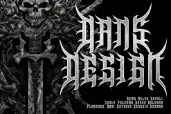 ResseR Modern Metal Font