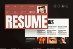Resume Presentation Template Design