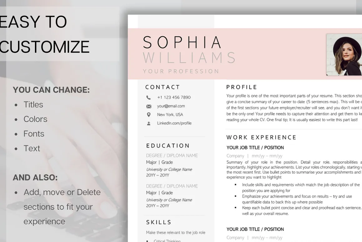 Resume BUNDLE - 5 Templates!