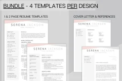 Resume BUNDLE - 5 Templates!