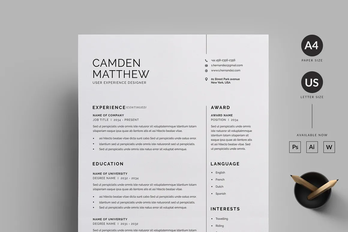 Resume/CV