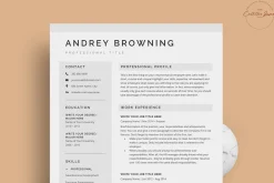 Resume/CV - The Andrey