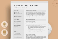 Resume/CV - The Andrey