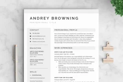 Resume/CV - The Andrey