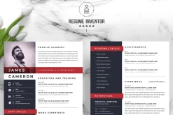 Resume/CV Design Template | MS Word