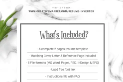 Resume/CV Design Template | MS Word