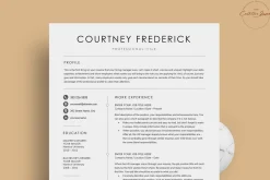 Resume/CV - The Courtney