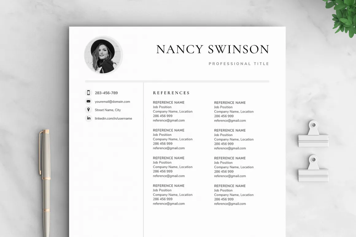 Resume/CV - The Nancy