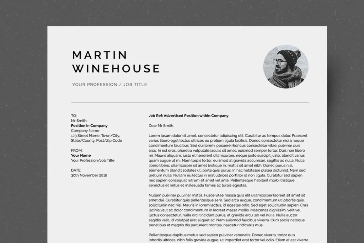 Resume Template / CV