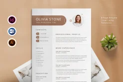 Resume Template / CV - Olivia