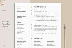Resume Template Greta