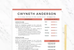 Resume Template "Gwyneth"