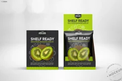 Retail Shelf Box 21 Packaging Mockup
