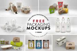Retail Shelf Box 21 Packaging Mockup