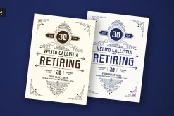 Retirement Party Invitation Vintage