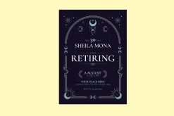 Retirement Party Invitation Classic