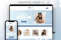 Retro Ecommerce Squarespace Template