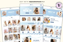 Retro Ecommerce Squarespace Template
