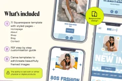 Retro Ecommerce Squarespace Template