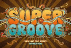 Retro Groovy Text Effects
