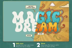Retro Groovy Text Effects