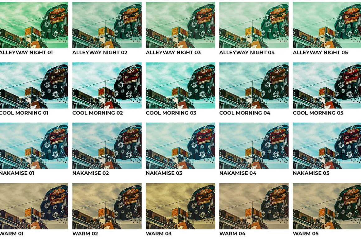 20 Retro Asakusa Lightroom Presets