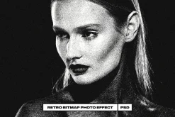 Retro Bitmap Photo Effect