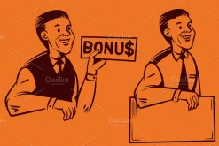 Retro Businessman Set
