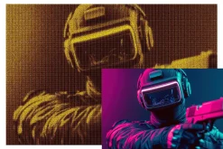 Retro Console Pixelated Photo Effect
