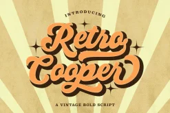 Retro Cooper - Vintage Bold Script