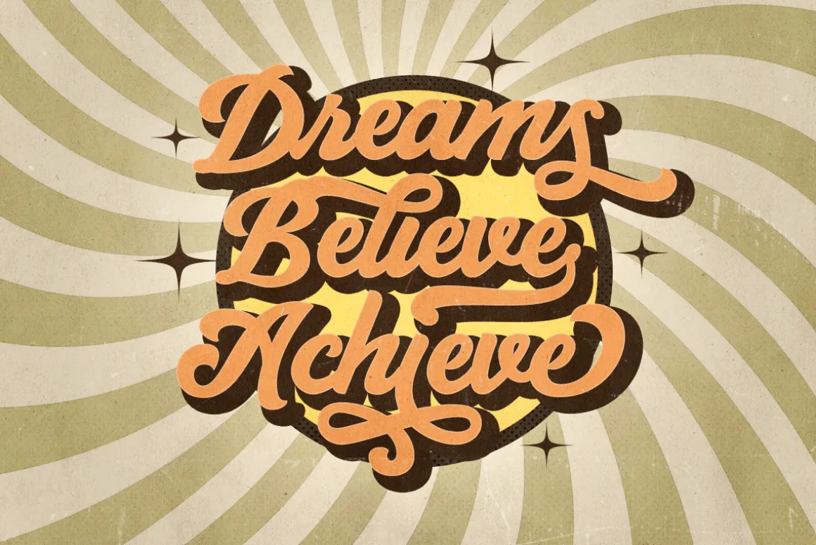 Retro Cooper - Vintage Bold Script