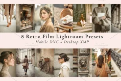 8 Retro Film Lightroom Presets