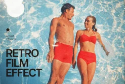 Retro Film Photo Effect Template