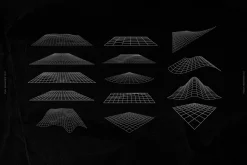 200 Retro Futuristic Shapes