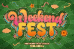 Retro Groovy Text Effects