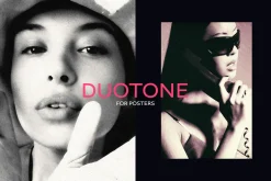 Retro Grunge Duotone Poster Effect