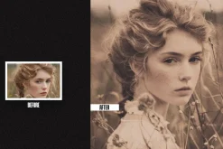 Retro Lens Square,Poster Photo Effec