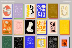 200+ Retro Modern Doodle Art