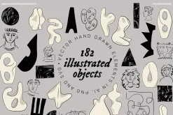 200+ Retro Modern Doodle Art