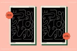 200+ Retro Modern Doodle Art