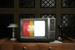 Retro Old Tv Mockup