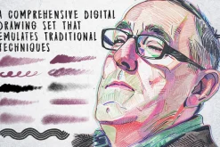 50 Retro Pencils - Procreate Brushes