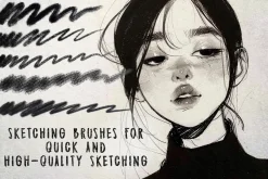 50 Retro Pencils - Procreate Brushes