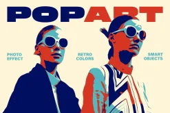 Retro Pop Art Photo Effect